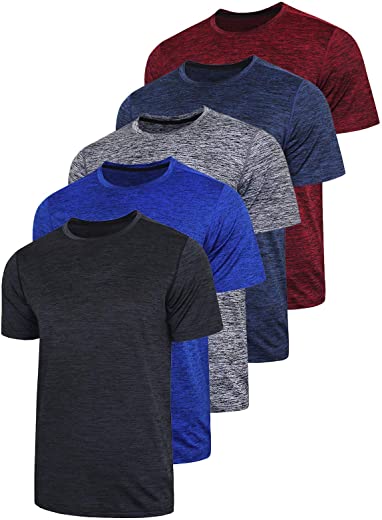 Men’s Active Quick Dry Crew Neck T Shirts