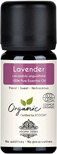 Aroma Tierra Organic Lavender Essential Oil