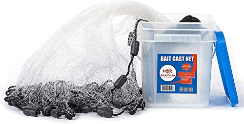 BASSDASH American Saltwater Fishing Cast Net