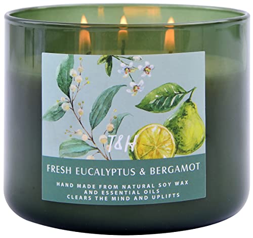 T&H Eucalyptus Bergamot Scented Candle