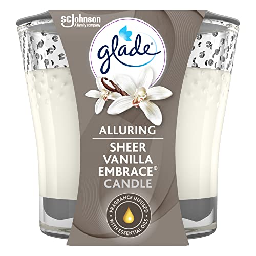 Glade Scented Candle Sheer Vanilla Embrance