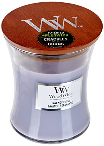 WoodWick Lavender Spa Medium Hourglass Candle