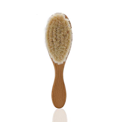 Niocase Baby Hair Brush with Wooden Handle