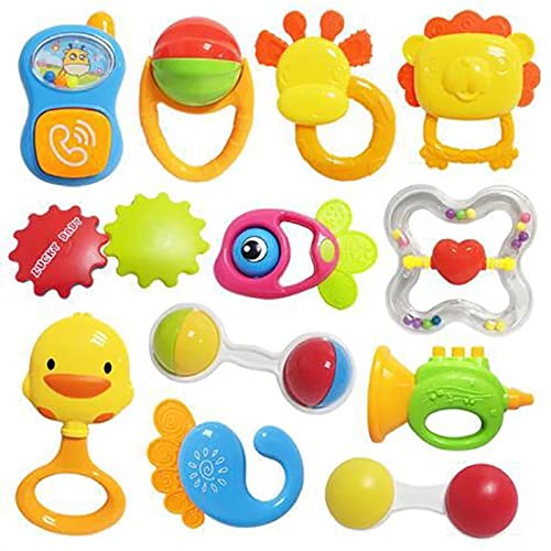 ZeeSquare Baby Teether Toy Rattle Set