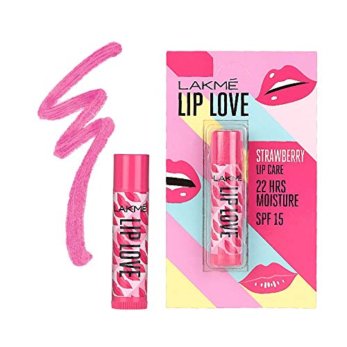 Lakmé Lip Love Chapstick Strawberry Lip...