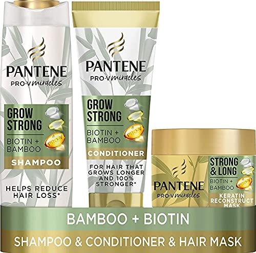 Pantene Grow Strong Shampoo And Conditioner Set and ...