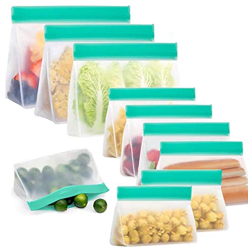 AMERTEER Stand up Reusable food Storage Bags