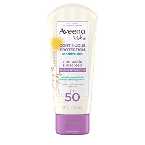 Aveeno Baby Continuous Protection Zinc Oxide Mineral...