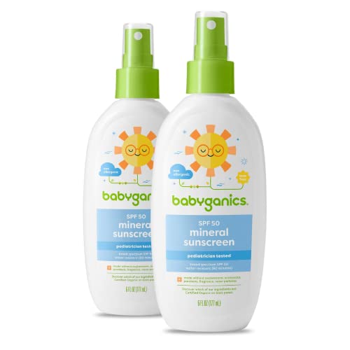 Babyganics 50 SPF Baby Sunscreen Spray ...