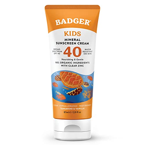 Badger Sport Kids Clear Zinc SPF40 Suns...