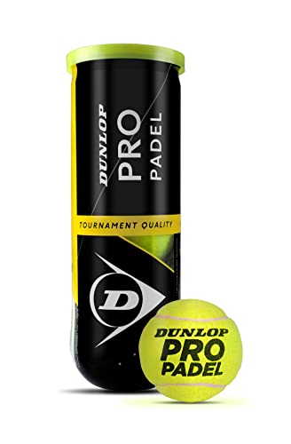 Dunlop Sports Dunlop Pro Padel 3-Ball can