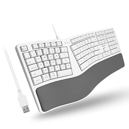 Macally Ergonomic Mac Wired Keyboard