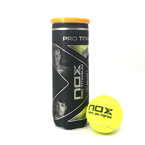 Nox Box of 3 Pro Titanium Padel Balls