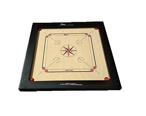 Tabakh Carrom Board with Coins