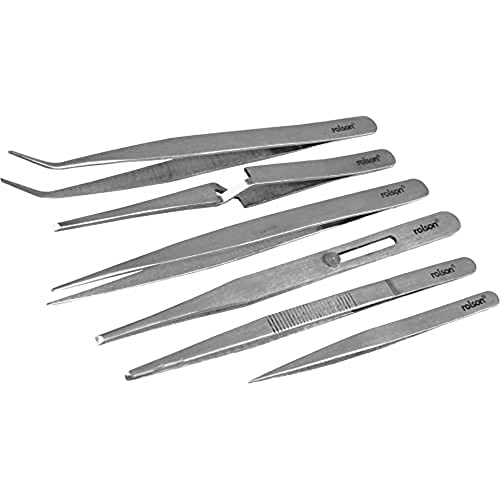 Rolson 59104 Stainless Steel Tweezers