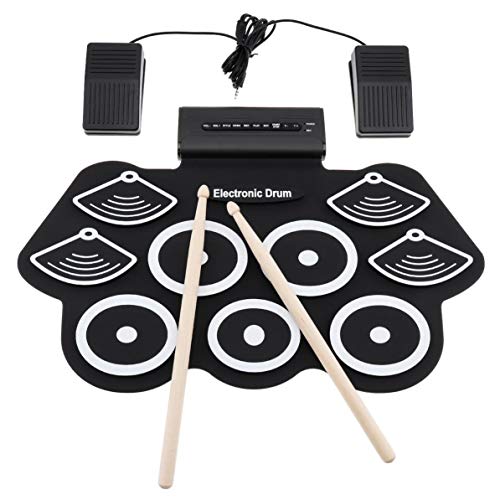 SKEIDO Portable 9 Pad Electronic Drum Kit