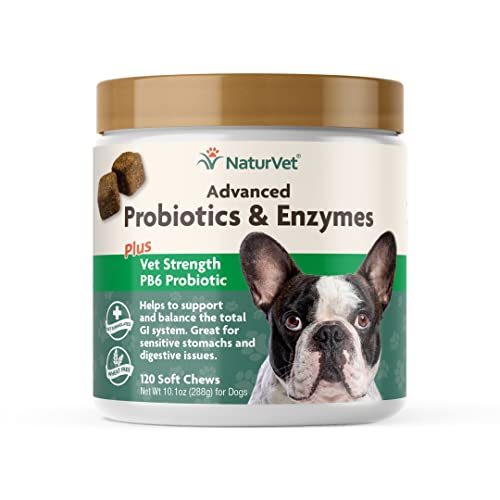 NaturVet Advanced Probiotics & Enzymes For Dogs