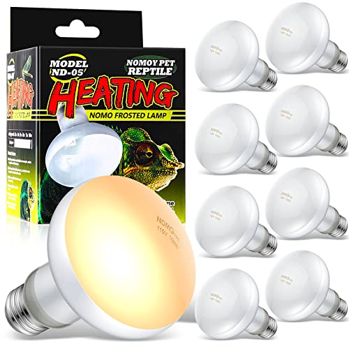 MCLANZOO 2 Pack 100W Reptile Heat Lamp Bulb Infrared Basking Spot