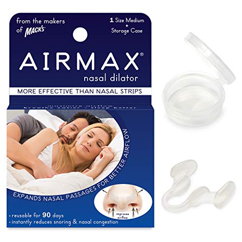 AIRMAX Nasal Dilator for Better Sleep - Natural, Com...