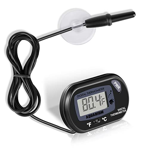 Aquarium Thermometer LCD Digital Aquarium Thermomete...