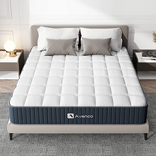 Full Size Mattress, Avenco Full Mattress, 10 Inch Hy...