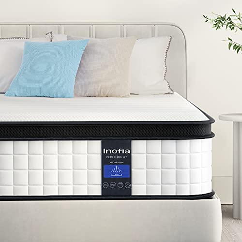 Inofia Full Size Mattress 10 Inch, Hybr...