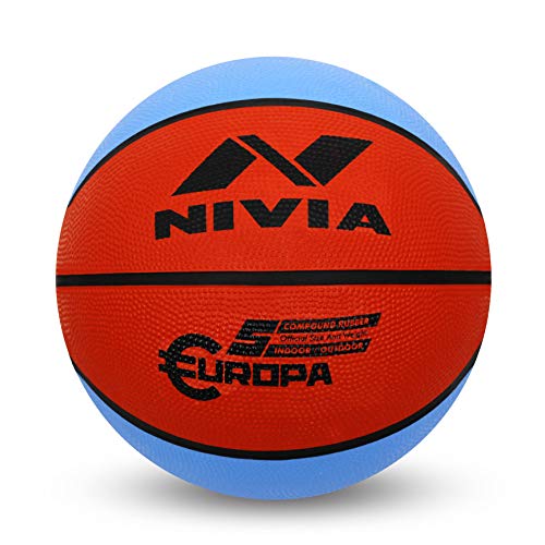 Nivia Europa Basketball, Size 7, Assorted