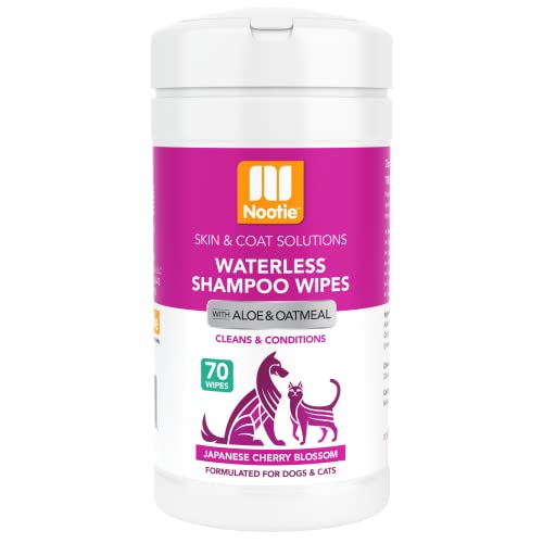 Nootie Waterless Shampoo Wipes For Dogs & Cats-Long ...