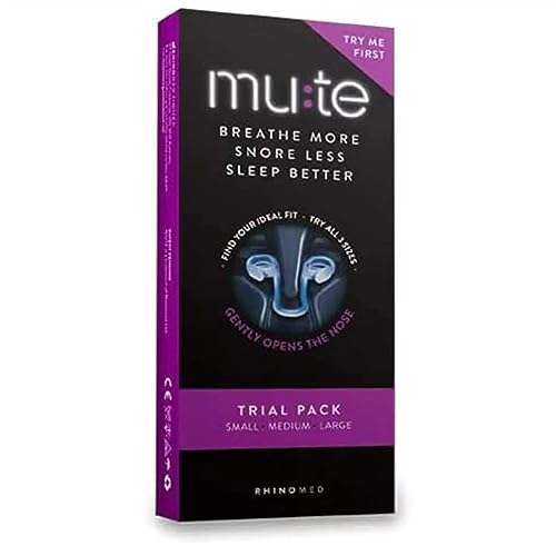 Rhinomed Mute Nasal Dilator for Snore Reduction - An...