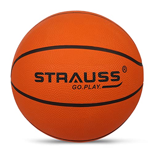 STRAUSS Official Basketball, Size 7 (Orange)