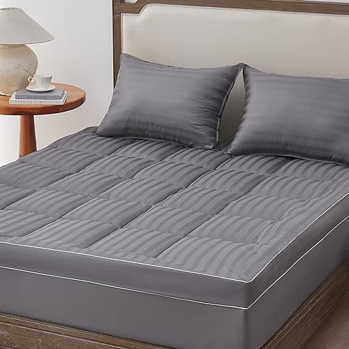 Topmiss Mattress Topper King for Hot Sleepers,Ultra ...