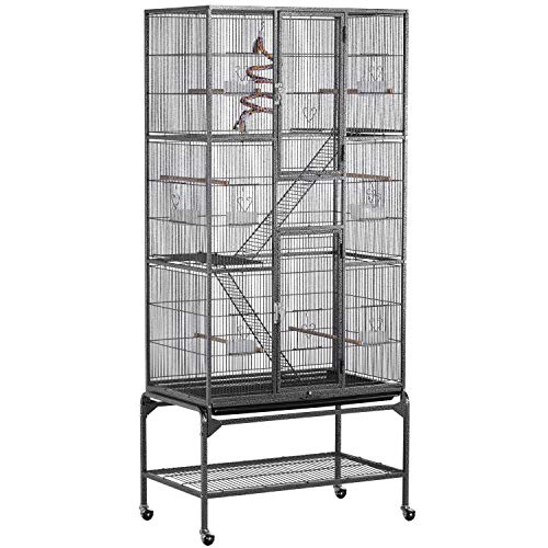 Yaheetech 69-Inch Extra Large Wrought Iron 3 Levels ...