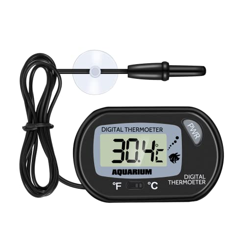 Zacro LCD Digital Aquarium Thermometer Fish Tank Wat...