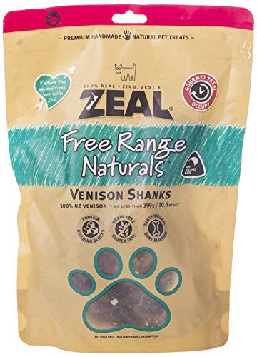 Zeal Free Range Natural Venison Shanks 2Pcs Dog Trea...