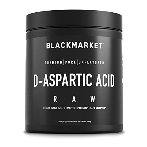 BlackMarket Raw D-Aspartic Acid, 180g