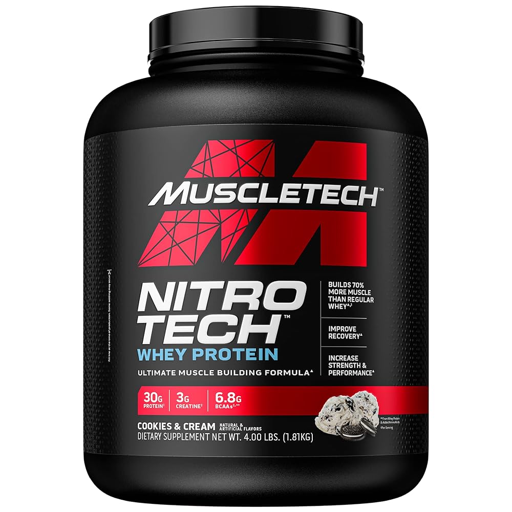 Muscletech Nitro-Tech Whey Protein Isolate - Cookies...