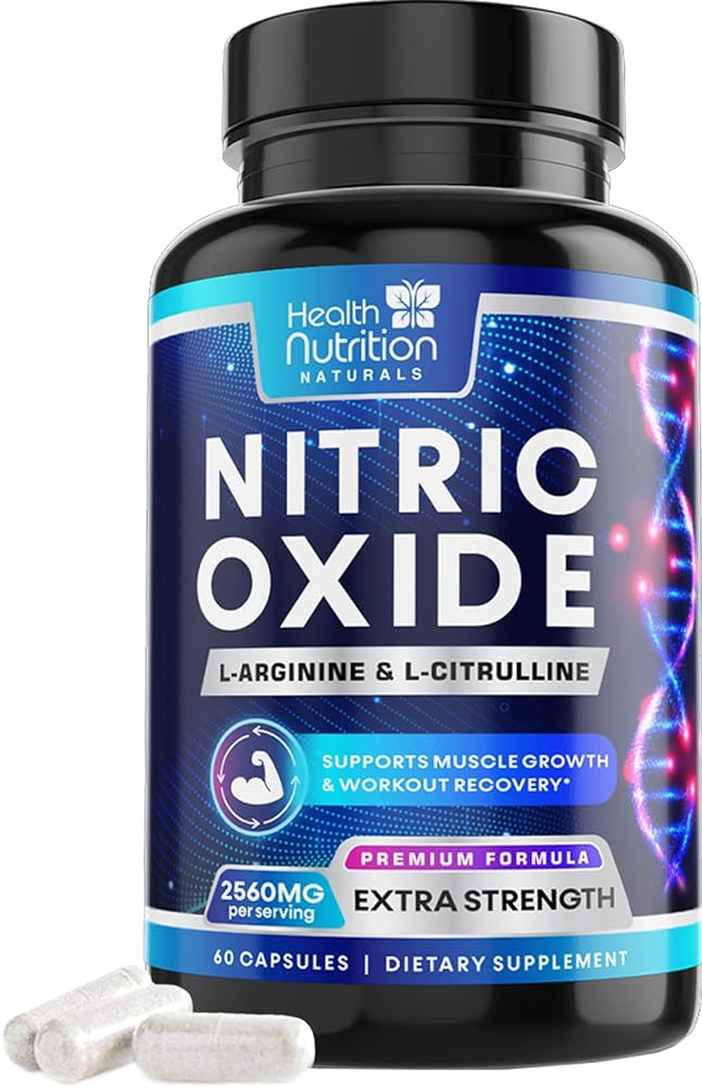 Premium Nitric Oxide Supplement - Muscle Strength Su...