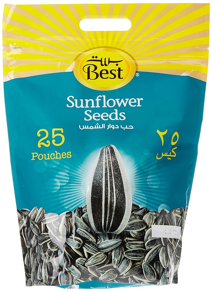 Sunflower Seeds Poly Bag 25x25g - Brand and Model