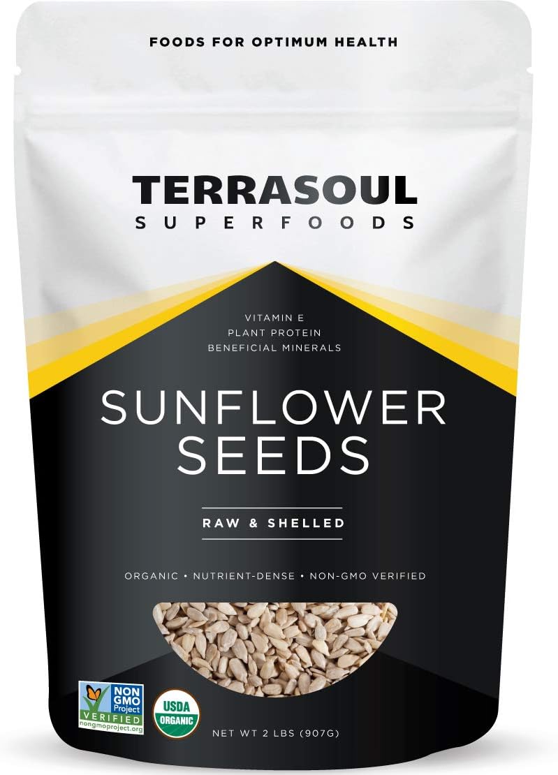 Terrasoul Organic Sunflower Seeds, 2 lbs