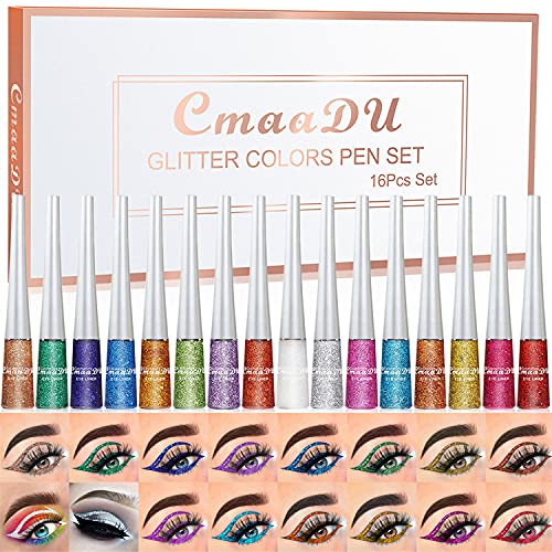 16 Colors Liquid Glitter Eyeliner