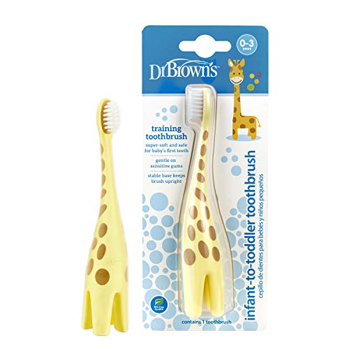 Dr. Brown's Infant-to-Toddler Toothbrush, Giraffe & ...