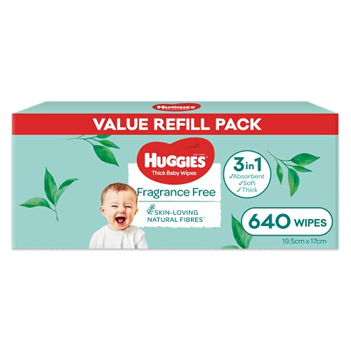 HUGGIES Thick Baby Wipes Fragrance