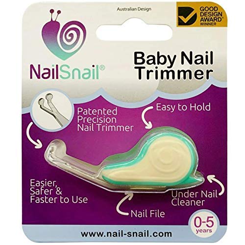 Nail Snail Baby Nail Trimmer,Turquoise