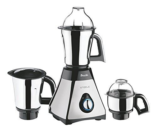 Preethi Steele Mixer Grinder with Turbo...