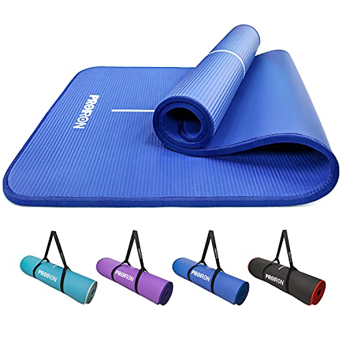 PROIRON Yoga Mat Eco Friendly NBR All-Purpose 10mm T...