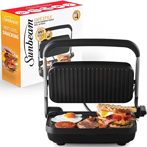 Sunbeam Café Style 2-Slice Sandwich Press and Maker