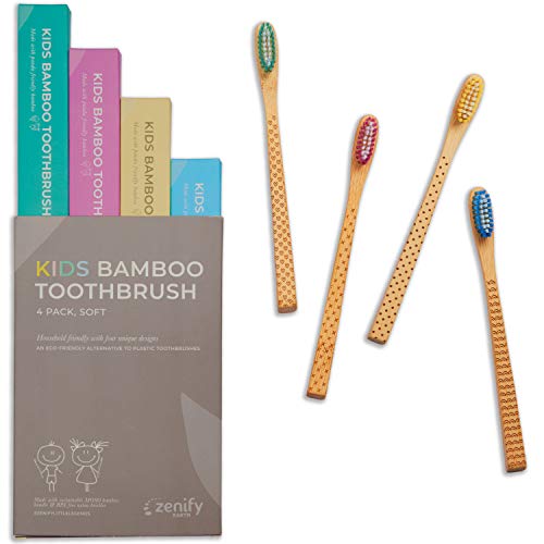 Zenify Earth Bamboo Kids Toothbrush