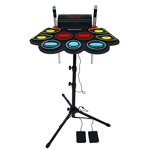 Vhffoso Electronic Drum Set with Light Up Drumsticks