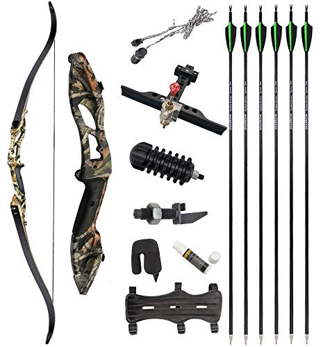 AMEYXGS 30-50lbs Archery Takedown Recurve Bow