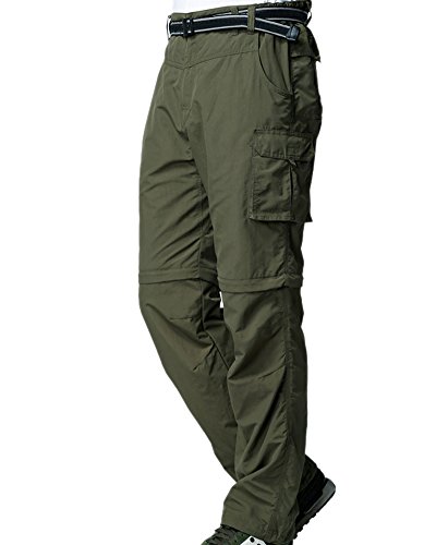 Jessie Kidden Men's Outdoor Quick Dry Convertible Li...